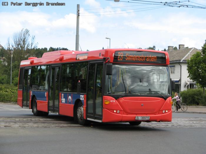 Norgesbuss 474, Storo - Linie 23