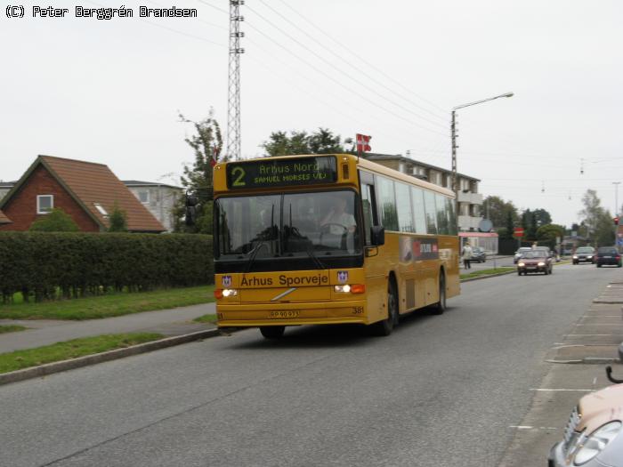 Århus Sporveje 381, Vorregårds Allé