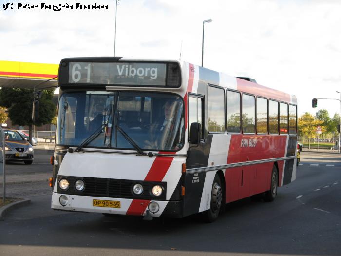 Pan Bus 246, Randers Busterminal - Rute 61