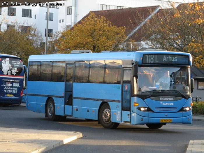 De Grønne Busser 18, Randers Busterminal - Rute 118