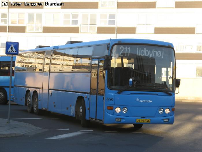 Arriva 8720, Randers Busterminal - Rute 211