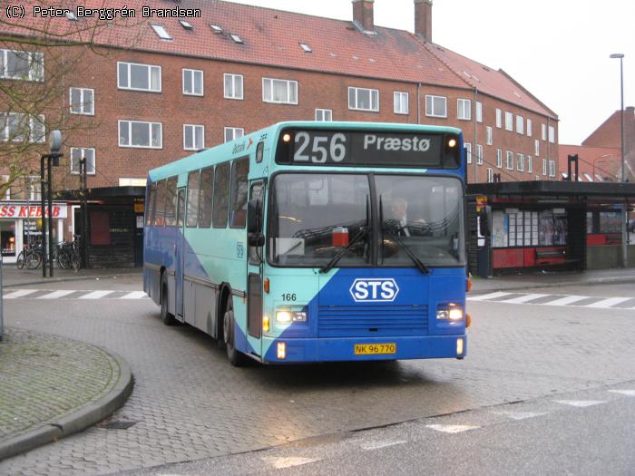 Østtrafik 166, Køge Station