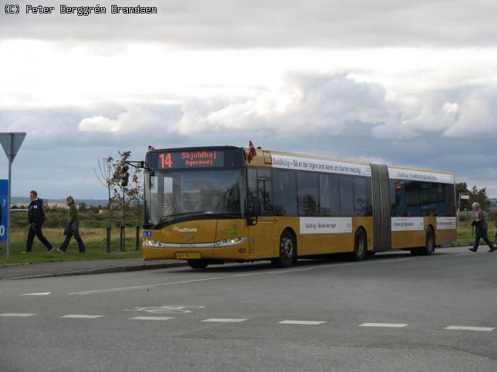 Århus Sporveje 455, Hedeager - Linie 14 Omkørsel