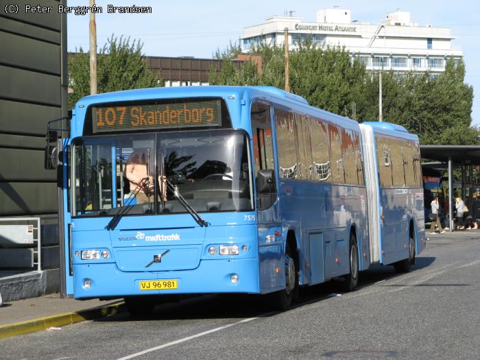 Arriva 8769 (7575), Århus Rutebilstation - Rute 107