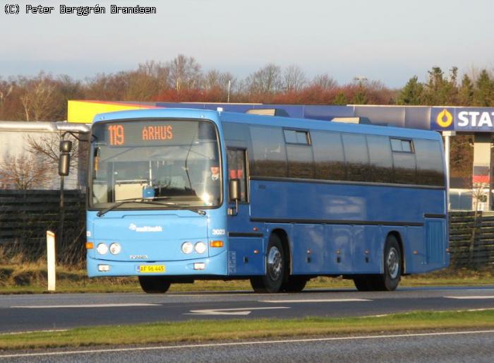 Arriva 3023, Grenåvej, Skæring - Rute 119