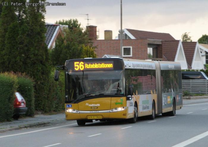 Århus Sporveje 467, Egå Strandvej - Linie 56