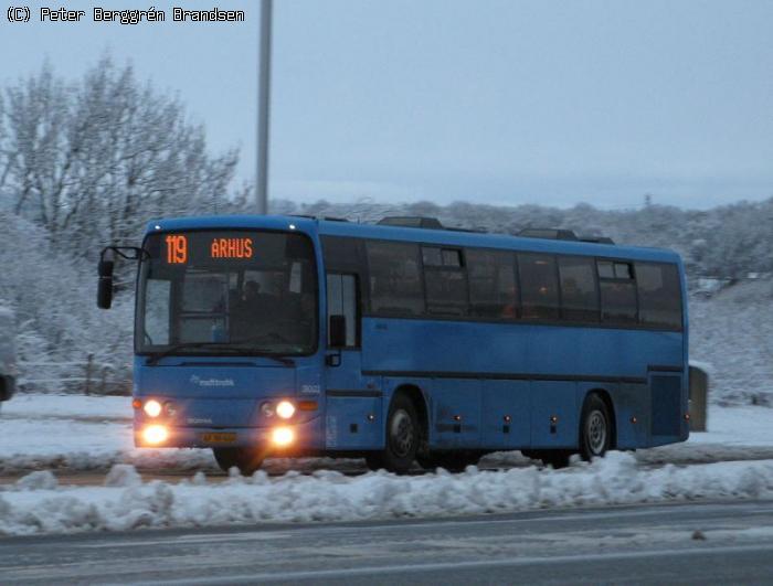 Arriva 3022, Grenåvej, Skæring - Rute 119