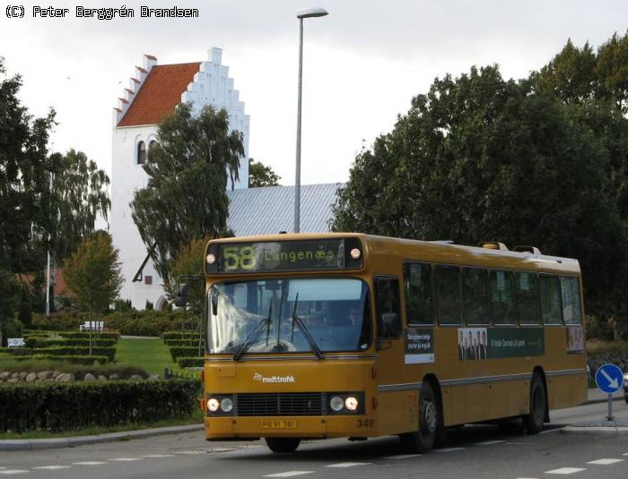 Århus Sporveje 349, Mejlbyvej - Linie 58