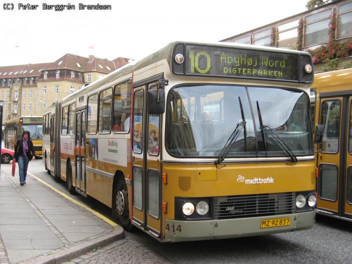 Århus Sporveje 414, Park Allé - Linie 10 (og rute HHJ !)