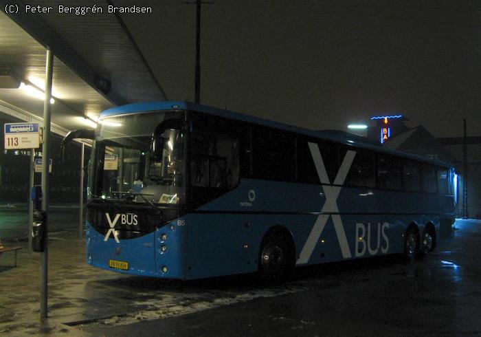 Netbus 815, Århus Rutebilstation