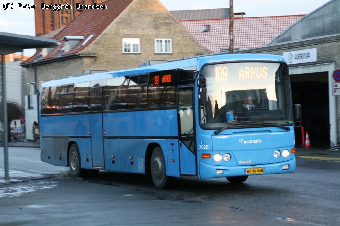 Arriva 3028, Århus Rutebilstation - Rute 109