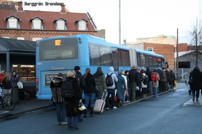 Arriva 2963, Århus Rutebilstation - Rute 102