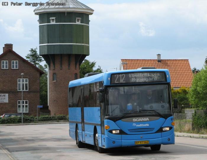 Arriva 8719, Ryomgård St. - Rute 212