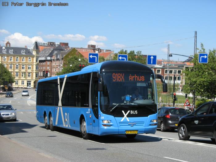 Netbus 119, Vester Allé, Århus - Rute 918X [omkørsel]