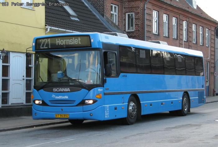 Arriva 8727, Tingvej, Hornslet - Rute 221