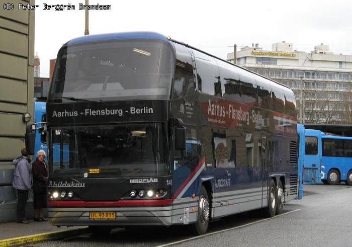 Abildskou 145, Århus Rutebilstation - (Århus-Berlin)