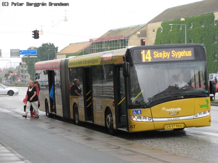 Århus Sporveje 467, Randersvej - Linie 14