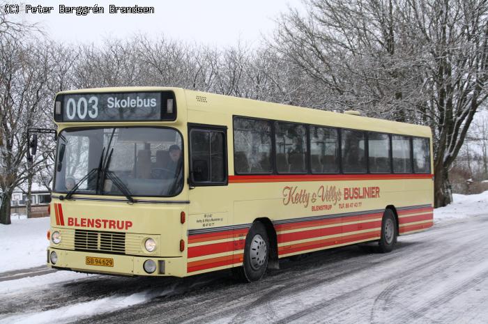 Ketty & Villys Buslinier SB94629, Hald-Kærby Skole - Rute 3