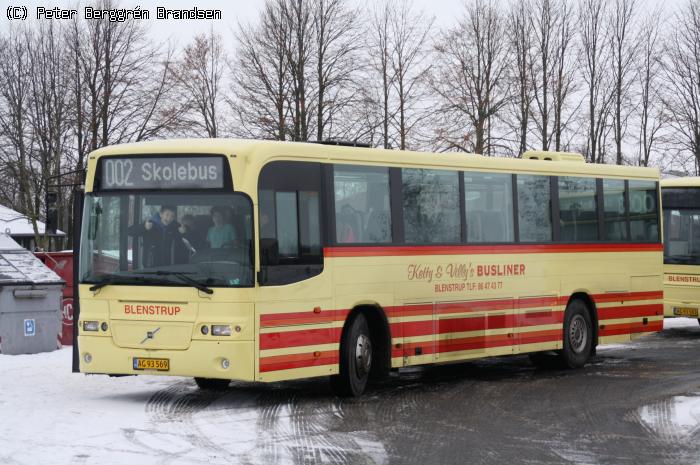 Ketty & Villys Buslinier AG93569, Korshøjskolen, Harridslev - Rute 2