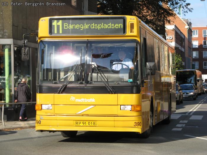 Århus Sporveje 390, Hans Hartvig Seedorffs Stræde - Linie 11 Ekstra