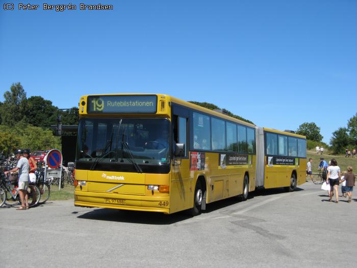 Århus Sporveje 449, Moesgård Strand - Linie 19