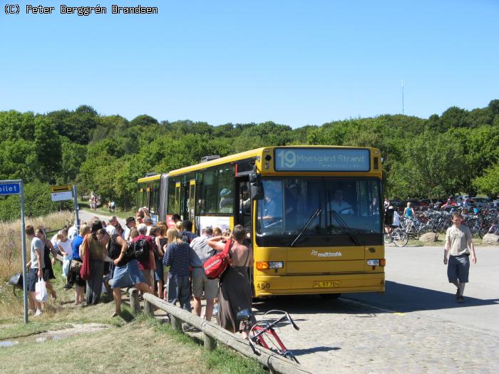 Århus Sporveje 450, Moesgård Strand - Linie 19