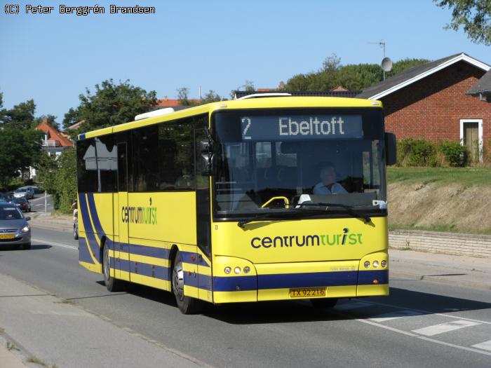 Centrum Turist TX92216, Østre Allé, Ebeltoft - Rute 2