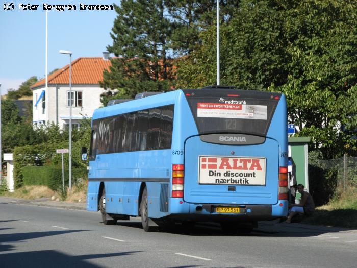 Arriva 8709, Nørreport, Ebeltoft - Rute 123