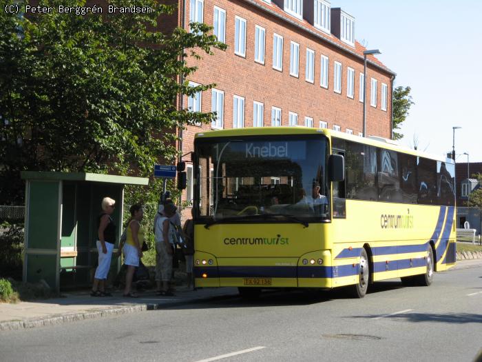 Centrum Turist TX92136, Nørreport, Ebeltoft - Rute 1