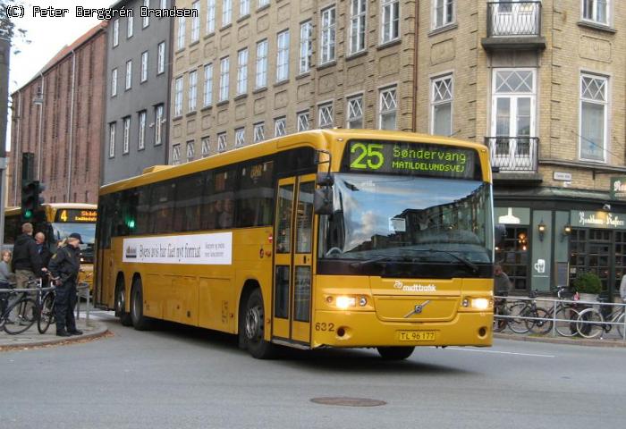 Århus Sporveje 632, Hans Hartvig Seedorffs Stræde - Linie 25 (!)