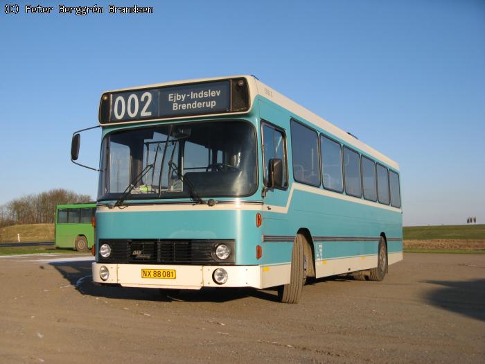 Wulff Bus 3125, opstillingspladsen i Gelsted