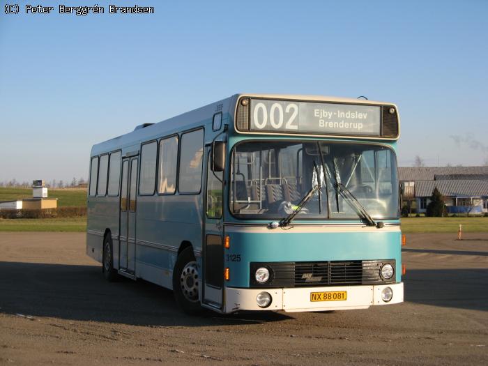 Wulff Bus 3125, opstillingspladsen i Gelsted