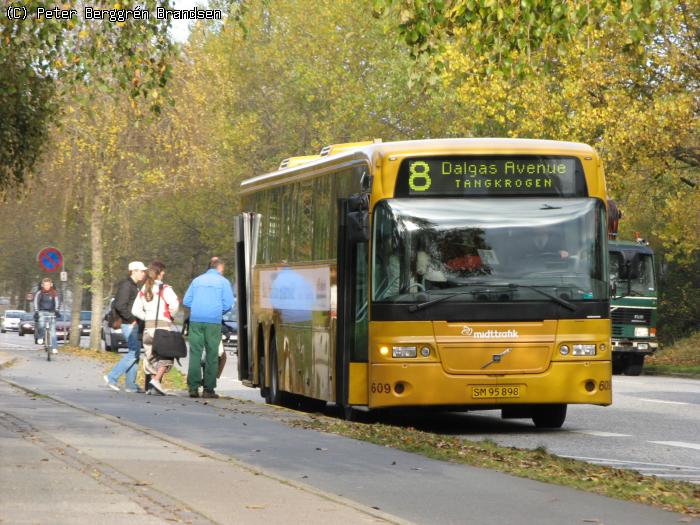 Århus Sporveje 609, Vestre Ringgade - Linie 8