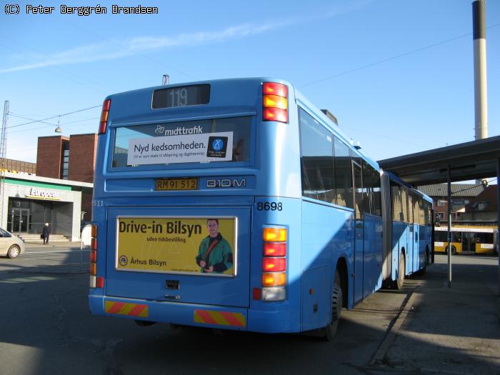 Arriva 8698, Århus Rutebilstation - Rute 119