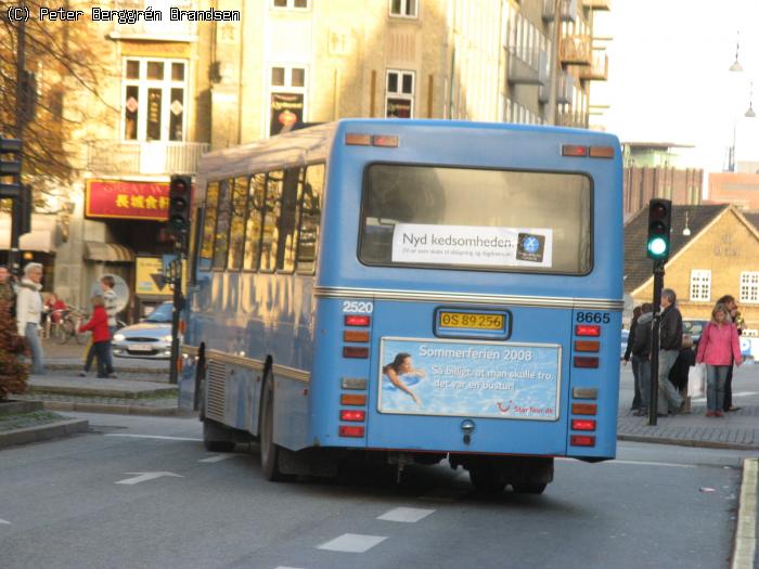 Arriva 8665, Banegårdspladsen, Århus - Rute 107