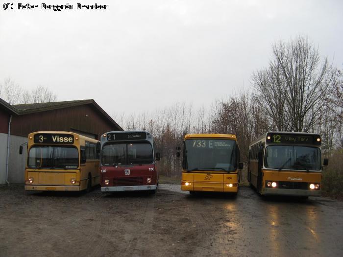 Busbevarelsesgruppen Danmark, AOS 245 - Odense Bytrafik 130 - Bus Danmark 1950 - Århus Sporveje 287