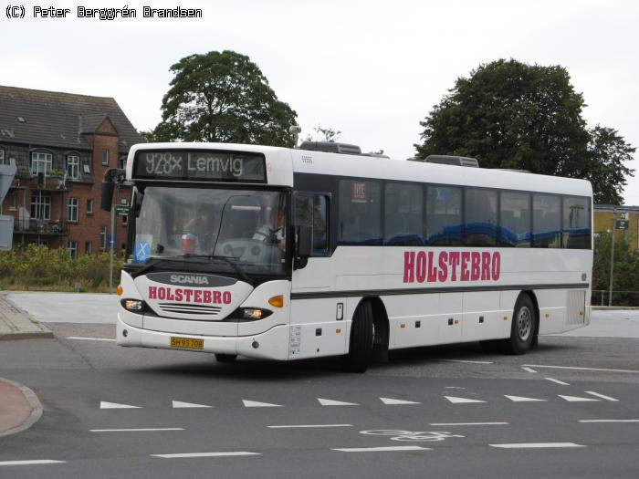 Holstebro Turistbusser 32, Holstebro Rutebilstation - Rute 928X
