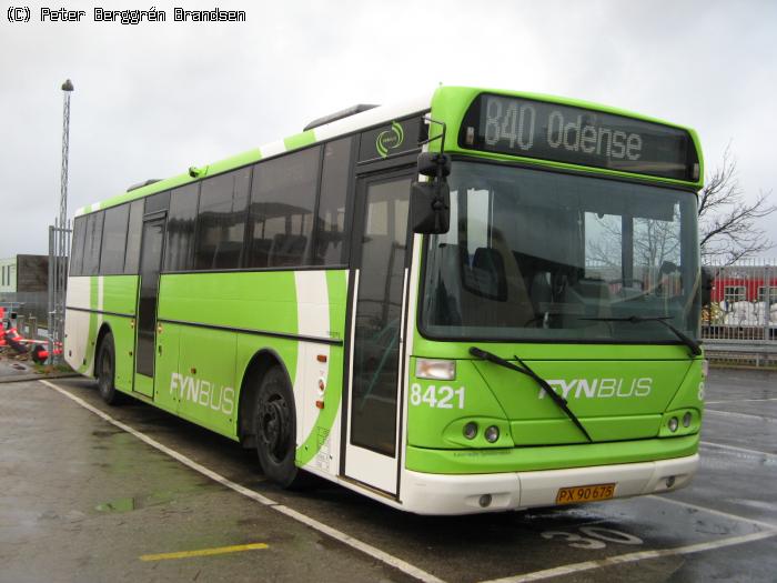 Arriva 8421, Odense Rutebilstation [De nye rutebilfarver på Fyn!]