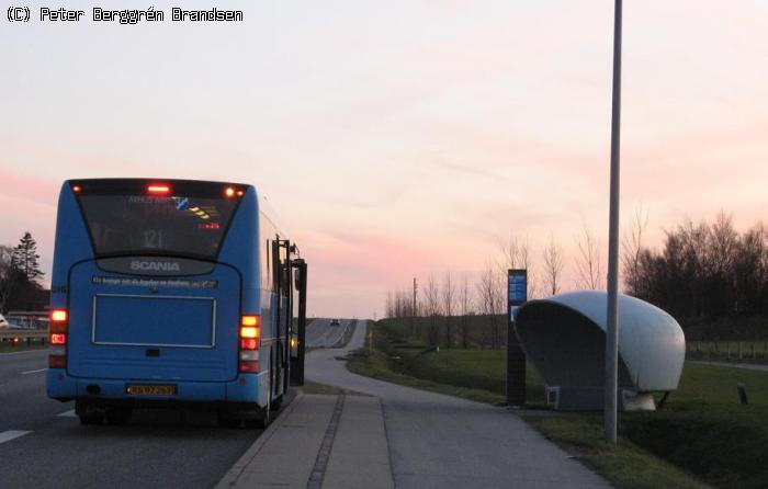 Wulff Bus 3246, Grenåvej, Skæring