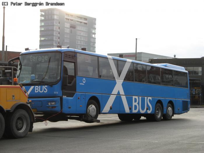 Netbus 111, Århus Rutebilstation