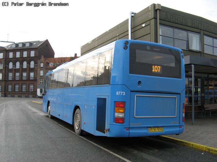 Arriva 8773, Århus Rutebilstation - Rute 107