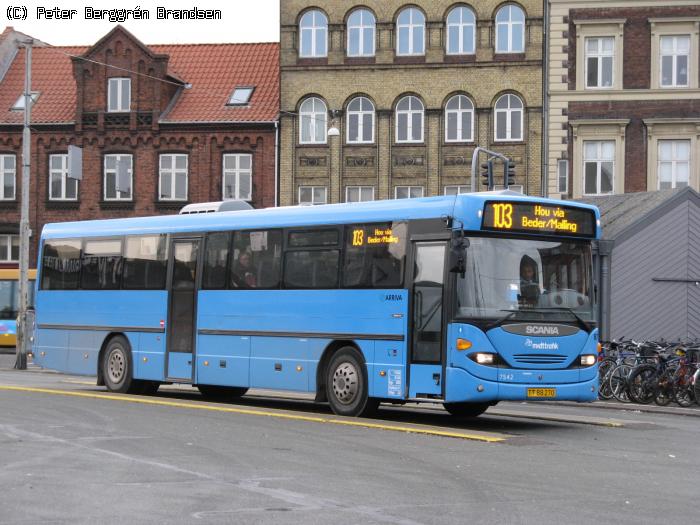 Arriva 8755, Århus Rutebilstation - Rute 103