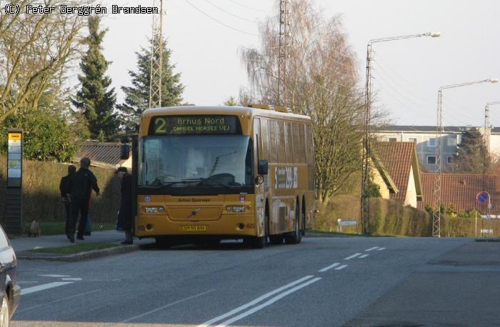 Århus Sporveje 603, Vorregårds Allé