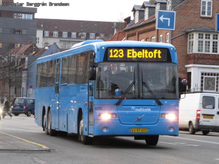 Arriva 8770, Sønder Allé, Århus - Rute 123