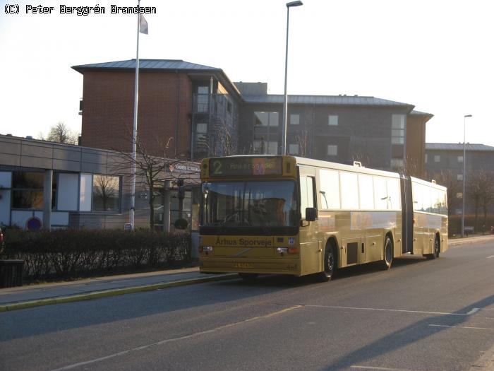 Århus Sporveje 445, Ankersgade - Sidste dag med linie 2