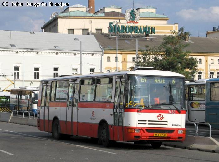 DP Praha 7483, Na Knízecí - Linie 197