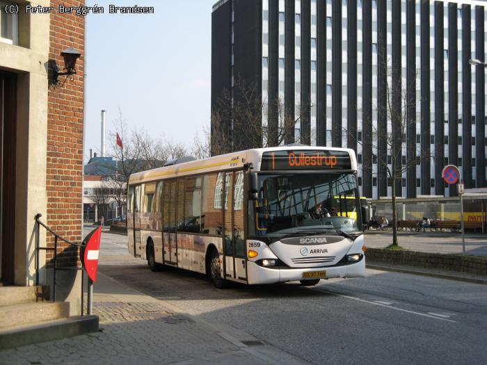 Arriva 2859, Bybusterminalen - Linie 1