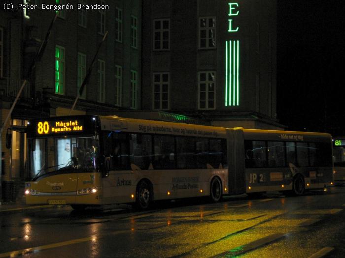 Århus Sporveje 470, Banegårdspladsen/Park Allé - Linie 80