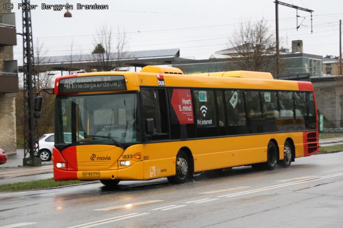 Arriva 1833, Sjælør Boulevard - Linie 4A