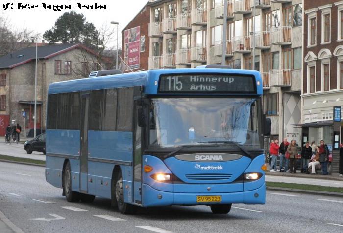 De Grønne Busser 4, Nørrebrogade, Århus - Rute 115